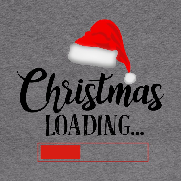 Christmas Loading T-shirt by kimmygoderteart